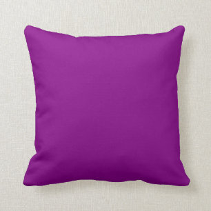 Coussin Arrière - plan de couleur solide violet prune orch