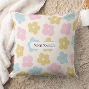 Coussin Arrière - plan de fleurs