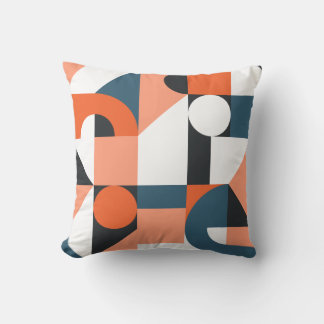 Coussin arrière - plan de formes abstraites
