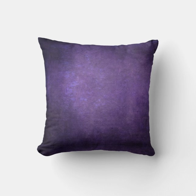 Coussin Arrière - plan de Grunge Ombre foncée - Violet (Recto)