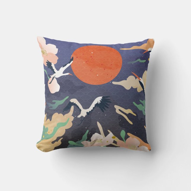 Coussin Arrière - plan de luxe de style oriental doré. chi (Recto)