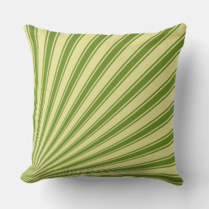 Coussin Arrière - plan de rayons solaires funky couleur ré