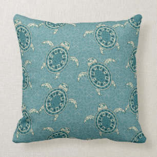 Coussin arrière - plan de tortues