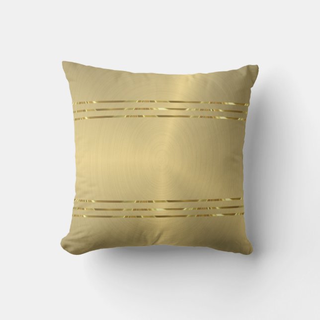 Coussin Arrière - plan métallique à l'allure brillante fau (Recto)