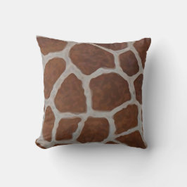 Coussin Arrière - plan Motif d'impression Giraffe