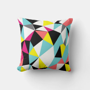 Coussin Arrière - plan motif géométrique triangles Abst