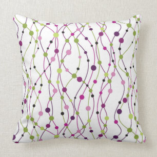 Coussin Arrière - plan multicolore de point