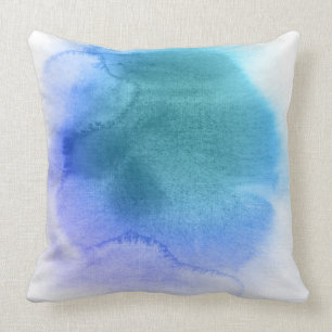 Coussin Arrière - plan peint à la main 12 d'aquarelle