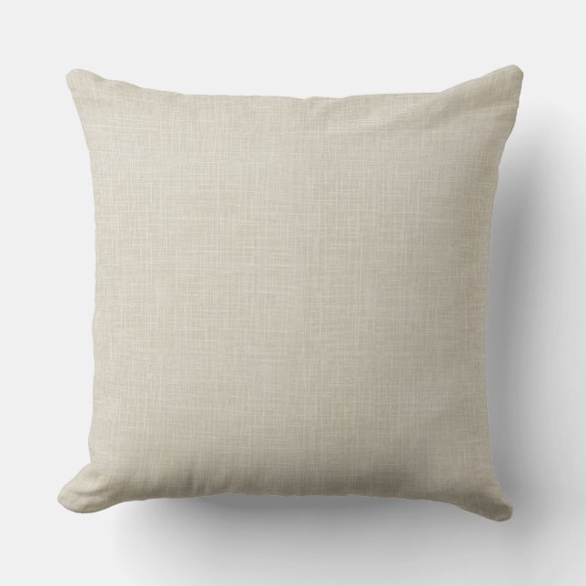 Coussin Arrière - plan texturisé de tissu de toile (Recto)