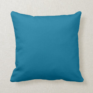 Coussin Arrière - plan Turquoise Aqua personnalisé en bleu