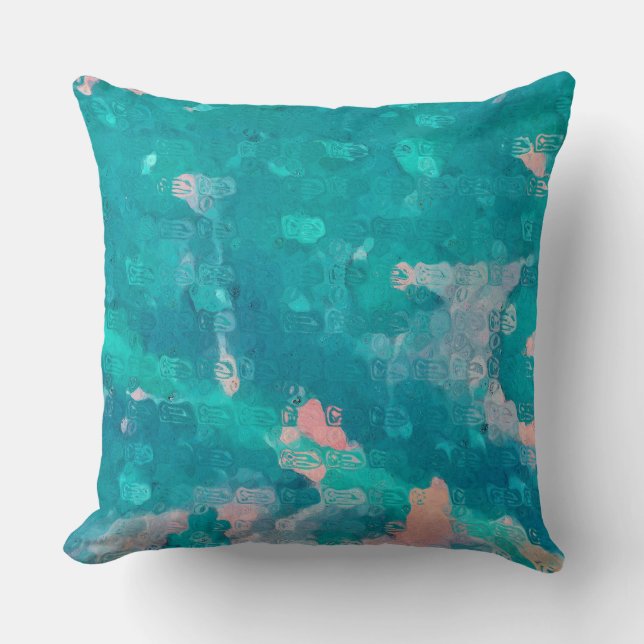 Coussin Arrosage Abstrait (Recto)