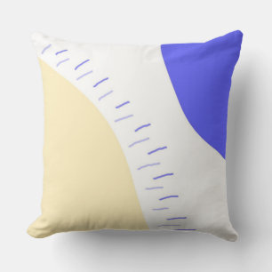 Coussin art abstrait moderne