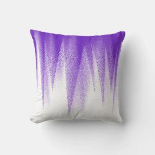 Coussin Art Abstrait Pastel Lavender violet blanc