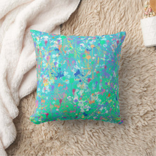 Coussin Art abstrait : Petites créatures marines 