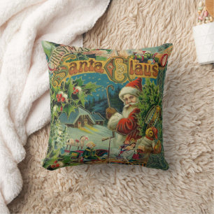 Coussin Art antique du Père Noël