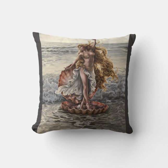 Coussin Art d'Aphrodite par Lindsay Archer sur l'Américain (Recto)