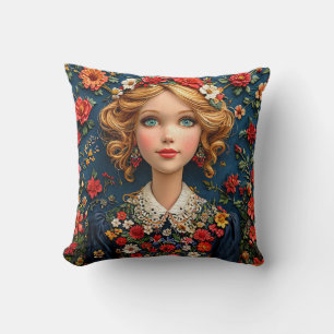 Coussin art de dessin animé de Mary Poppins