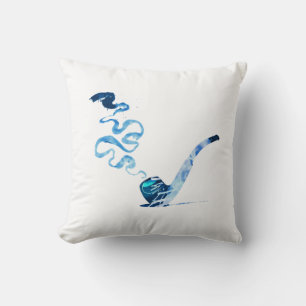 Coussin Art de fumer la pipe (Cool: White)