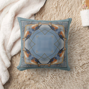 Coussin Art de la nature Bluebird