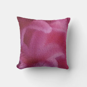 Coussin Art de la peinture à la fleur de Lys rose #1 - Cou