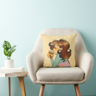 Coussin Art de l'humeur du café cosy du matin