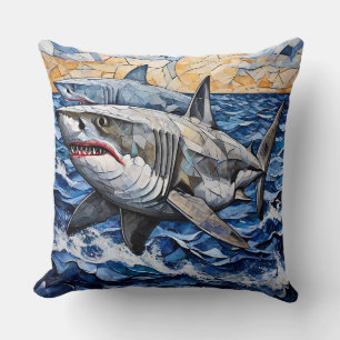 Coussin Art de requin