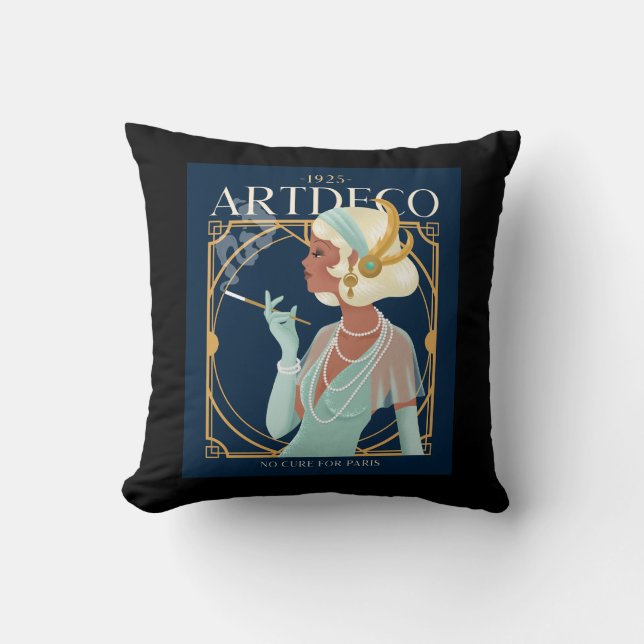 Coussin Art déco 1925 (Recto)