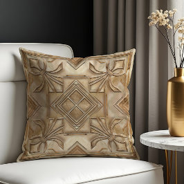 Coussin Art déco vintage Fleur de lis