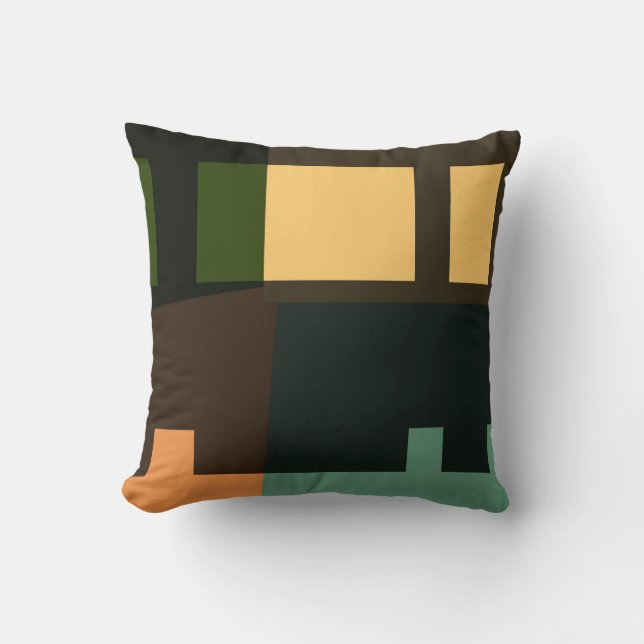 Coussin Art Décoratif Rétro (Recto)