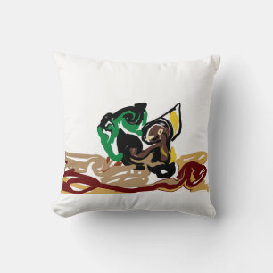Coussin art du renard fennec
