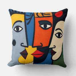 Coussin Art Moderne Vibrant
