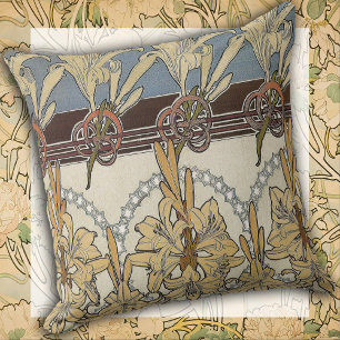 Coussin Art Nouveau Bloom & Line