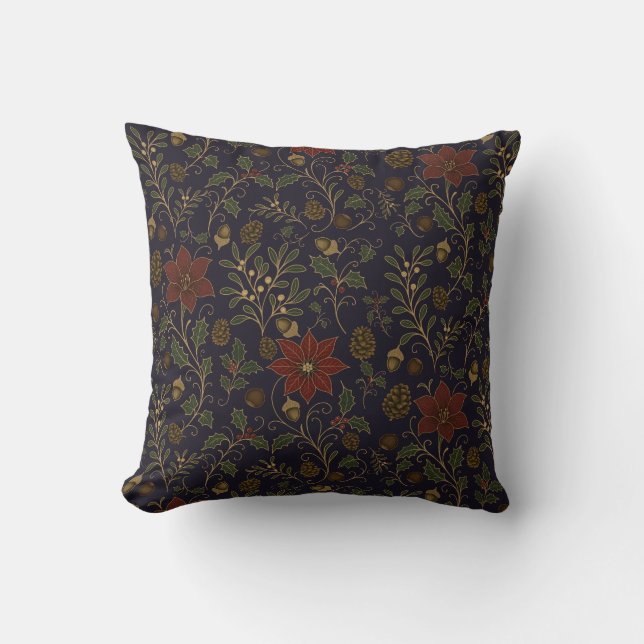Coussin Art Nouveau Christmas (Recto)