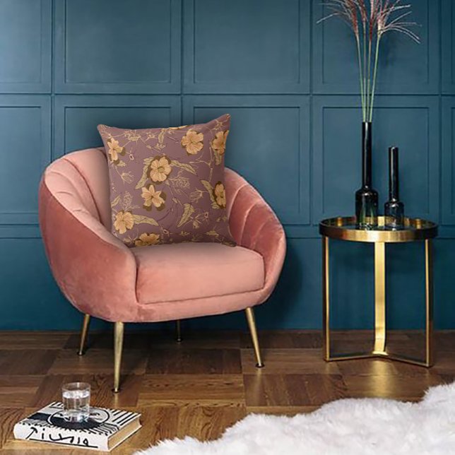 Coussin Art Nouveau Garden Muse Design (Créateur téléchargé)