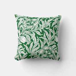 Coussin Art Nouveau Vintage Botanical Floral Pattern 