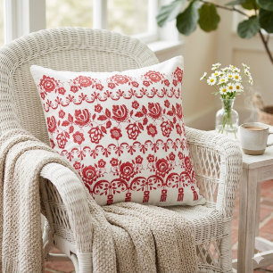 Coussin Art populaire traditionnel ukrainien vushuvanka