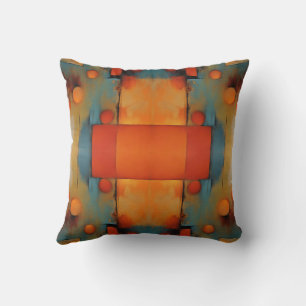 Coussin Art textile Abstrait : Nature concept art couleurs