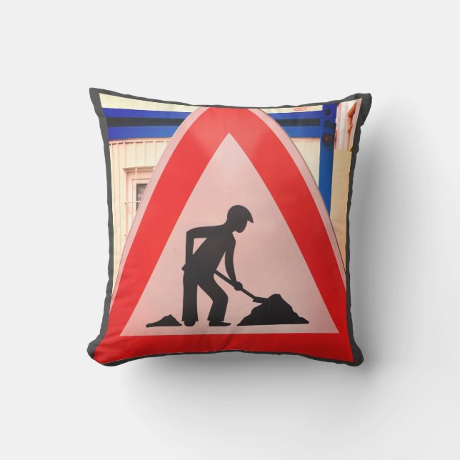 Coussin ART Triangle par dessin de rue (Recto)
