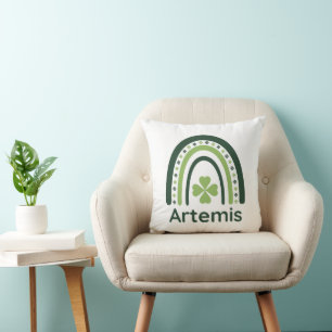 Coussin Artemis Clover Boho arc-en-ciel