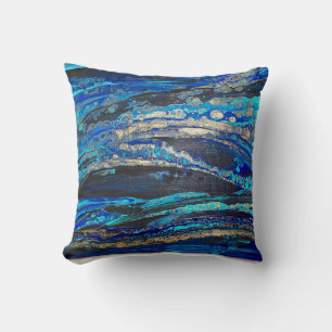 Coussin artistique abstrait original