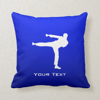 Coussin Arts martiaux bleus