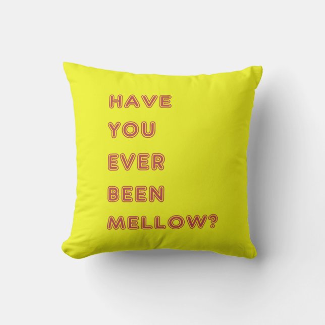 Coussin As-tu jamais été doux ? (Recto)