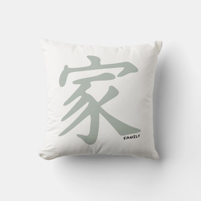 Coussin Ash Gray Chinese (Recto)