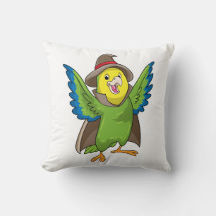 Coussin Assistant Parrot en tant qu'assistant avec Casquet