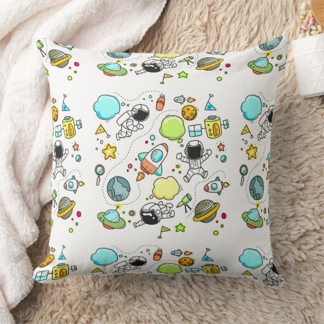 Coussin Astronaute spatial cool beau  (Couverture)