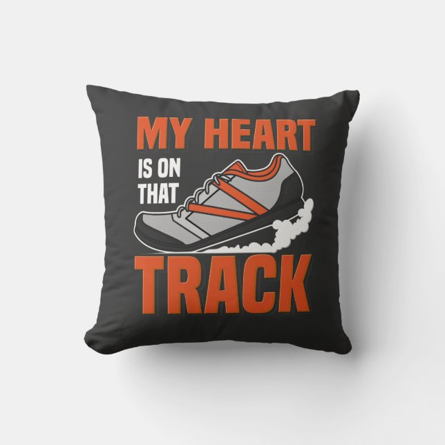 Coussin Athlétisme De Piste Et Sport Sur Le Terrain (Recto)