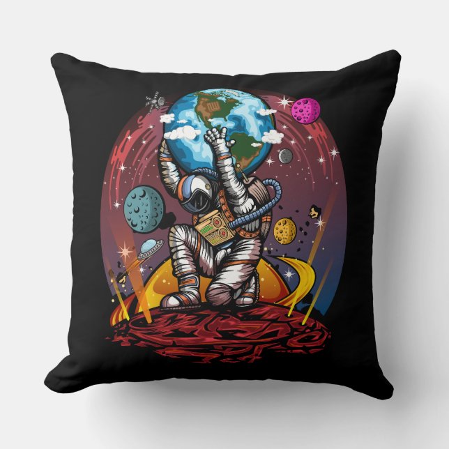 Coussin Atlas Space Man (Recto)