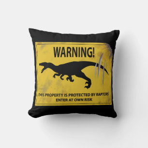 Coussin Attention! Cette propriété est protégée par des Ra