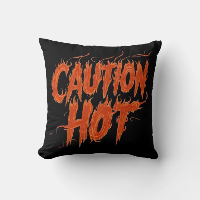 Coussin Attention Hot (Recto)