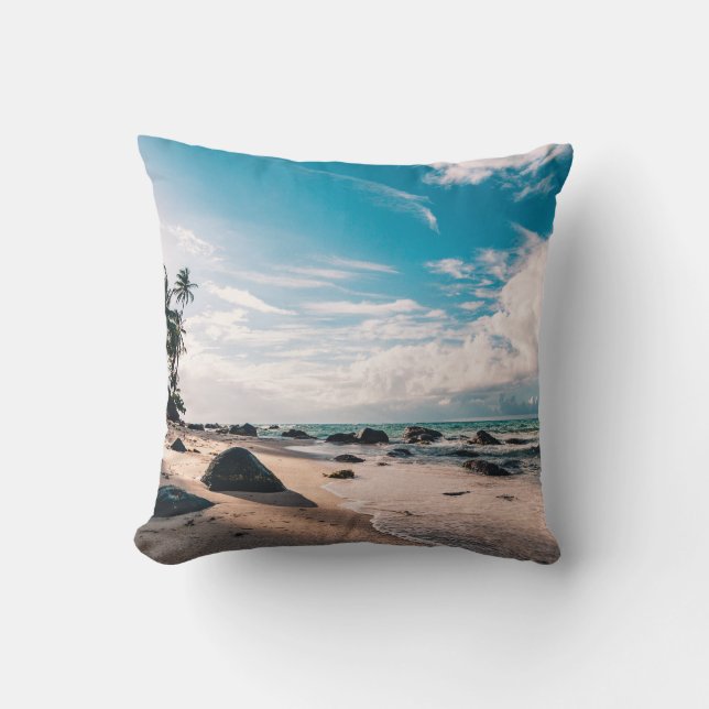 Coussin Au bord de la mer (Recto)